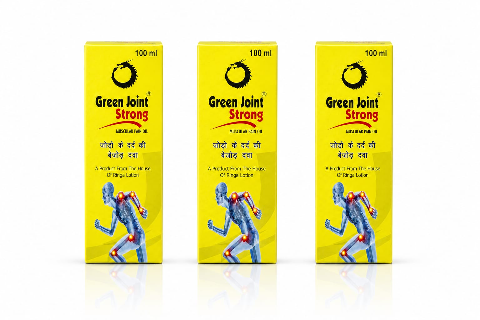 Green Joint Strong  Oil <br> Pack of 3